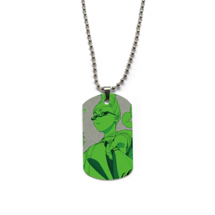 DANDADAN Anime double-sided full color printed military brand necklace price for 5 pcs