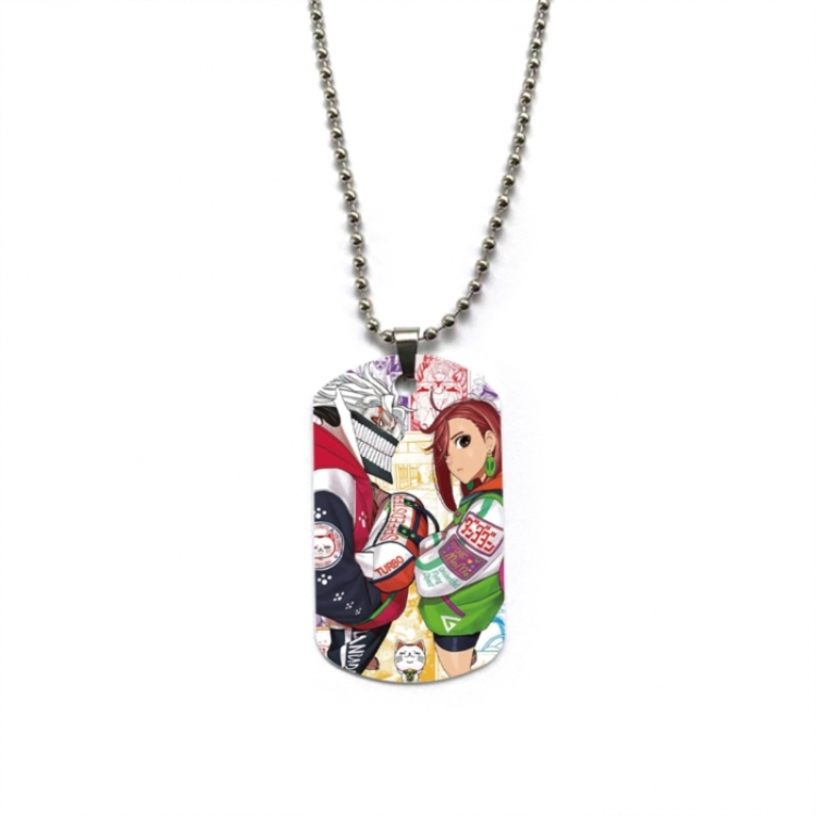 DANDADAN Anime double-sided full color printed military brand necklace price for 5 pcs