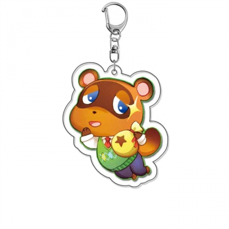 Animal Crossing  Anime Acrylic Keychain Charm price for 5 pcs