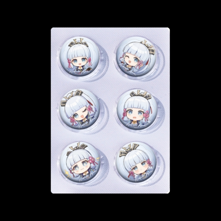 Genshin Impact Anime peripheral pill bar badge 25mm a set of 6 price for 5 sets 