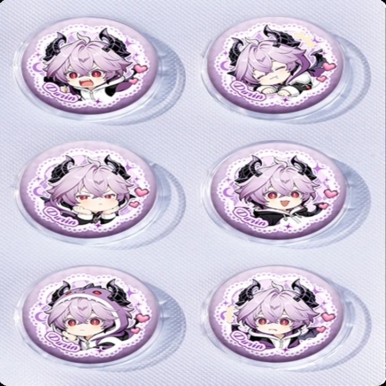 Genshin Impact Anime peripheral pill bar badge 25mm a set of 6 price for 5 sets
