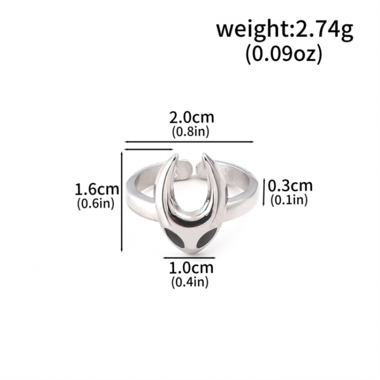 The Hollow Knight Anime peripheral metal ring OPP bag price for 10 pcs