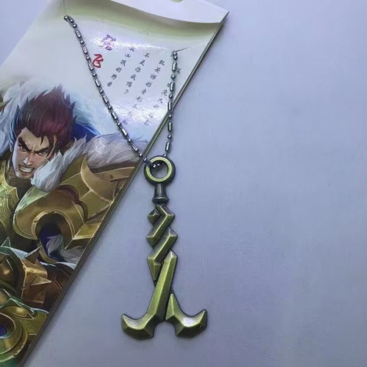 King glory Anime-themed metal necklace price for 5 pcs