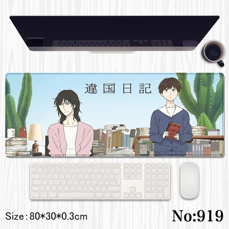 Journal with Witch Anime peripheral computer mouse pad office desk pad multifunctional pad 80X30X0.3cm