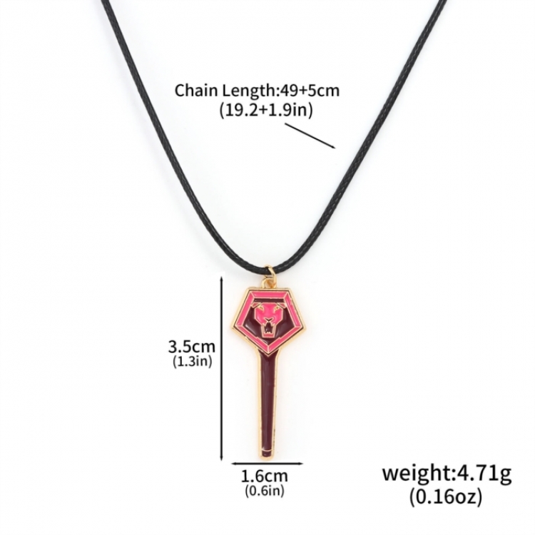 K-Pop:Demon Hunters Metal pendant necklace sweater decorative chain  price for 5 pcs