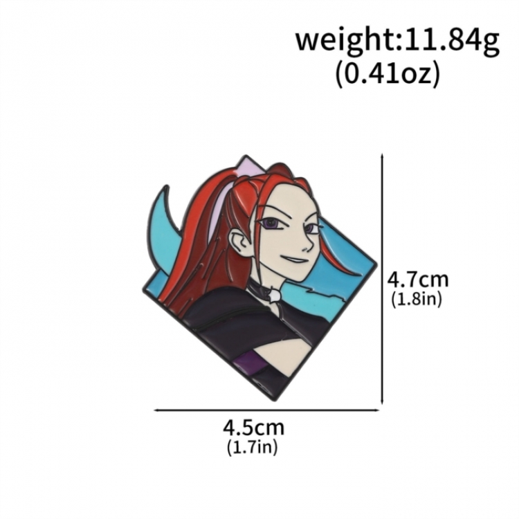 K-Pop:Demon Hunters Metal badge decorative brooch OPP bag price for 5 pcs 