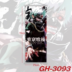 Tokyo Ghoul Plastic Rod Cloth Small Hanging Canvas Painting Wall Scroll 25x70cm price for 5 pcs