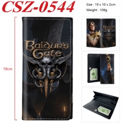 Baldur's Gate  Anime peripheral long three fold wallet 19x10x2cm