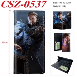 Baldur's Gate  Anime peripheral long three fold wallet 19x10x2cm