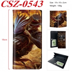 Baldur's Gate  Anime peripheral long three fold wallet 19x10x2cm