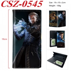 Baldur's Gate  Anime peripheral long three fold wallet 19x10x2cm