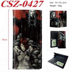 Castlevania Anime peripheral long three fold wallet 19x10x2cm