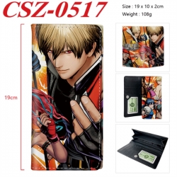 City of the Wolves Anime peripheral long three fold wallet 19x10x2cm