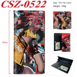 City of the Wolves Anime peripheral long three fold wallet 19x10x2cm