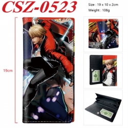 City of the Wolves Anime peripheral long three fold wallet 19x10x2cm