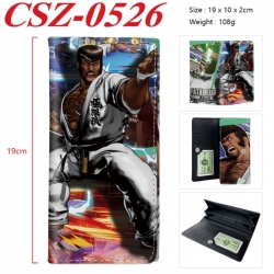 City of the Wolves Anime peripheral long three fold wallet 19x10x2cm