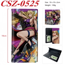 City of the Wolves Anime peripheral long three fold wallet 19x10x2cm