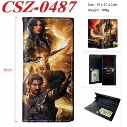 Clair Obscur: Expedition 33 Anime peripheral long three fold wallet 19x10x2cm