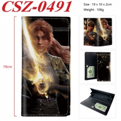 Clair Obscur: Expedition 33 Anime peripheral long three fold wallet 19x10x2cm