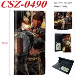 Clair Obscur: Expedition 33 Anime peripheral long three fold wallet 19x10x2cm