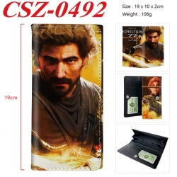 Clair Obscur: Expedition 33 Anime peripheral long three fold wallet 19x10x2cm