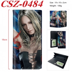Devil May Cry Anime peripheral long three fold wallet 19x10x2cm
