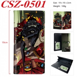 Hades Anime peripheral long three fold wallet 19x10x2cm