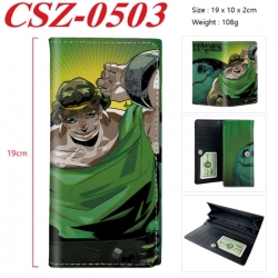 Hades Anime peripheral long three fold wallet 19x10x2cm