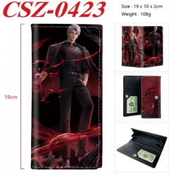 Love and Deepspac Anime peripheral long three fold wallet 19x10x2cm