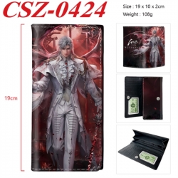 Love and Deepspac Anime peripheral long three fold wallet 19x10x2cm