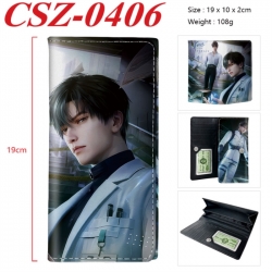 Love and Deepspac Anime peripheral long three fold wallet 19x10x2cm