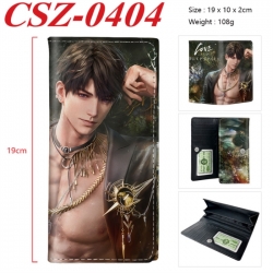 Love and Deepspac Anime peripheral long three fold wallet 19x10x2cm