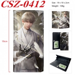 Love and Deepspac Anime peripheral long three fold wallet 19x10x2cm