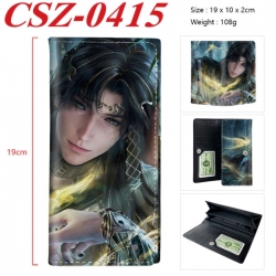 Love and Deepspac Anime peripheral long three fold wallet 19x10x2cm