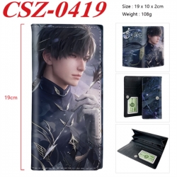 Love and Deepspac Anime peripheral long three fold wallet 19x10x2cm