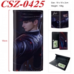 Love and Deepspac Anime peripheral long three fold wallet 19x10x2cm