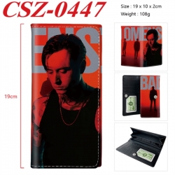 Bad Omens Anime peripheral long three fold wallet 19x10x2cm