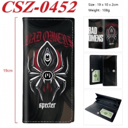 Bad Omens Anime peripheral long three fold wallet 19x10x2cm