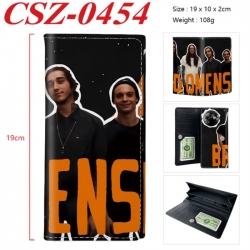 Bad Omens Anime peripheral long three fold wallet 19x10x2cm