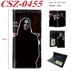 Bad Omens Anime peripheral long three fold wallet 19x10x2cm