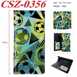 Ball games Anime peripheral long three fold wallet 19x10x2cm