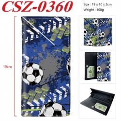 Ball games Anime peripheral long three fold wallet 19x10x2cm