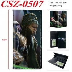 Arcane：League of Legends Anime peripheral long three fold wallet 19x10x2cm