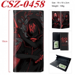 Sleep Token Anime peripheral long three fold wallet 19x10x2cm