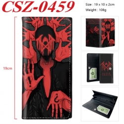Sleep Token Anime peripheral long three fold wallet 19x10x2cm