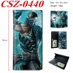 Mortal Kombat Anime peripheral long three fold wallet 19x10x2cm
