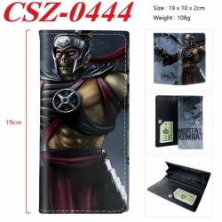 Mortal Kombat Anime peripheral long three fold wallet 19x10x2cm