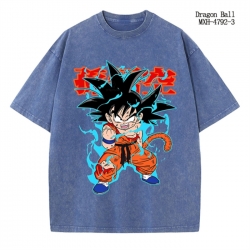 DRAGON BALL Anime peripheral pure cotton washed and worn T-shirt from S to 2XL