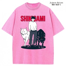 Jujutsu Kaisen Anime peripheral pure cotton washed and worn T-shirt from S to 2XL