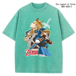 The Legend of Zelda Anime peripheral pure cotton washed and worn T-shirt from S to 2XL